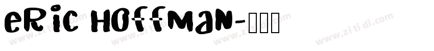 Eric Hoffman字体转换